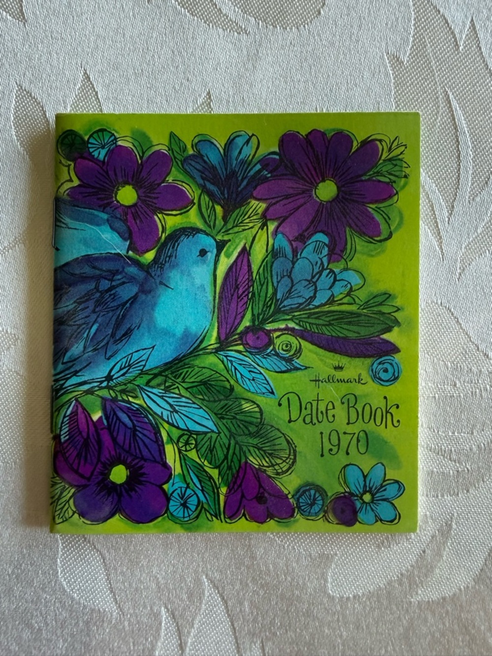 Vintage 1970 Hallmark Mini Date Book Calendar Unused